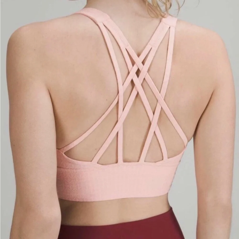 lululemon athletica Pink Double-Strap Sports Bra Size 6